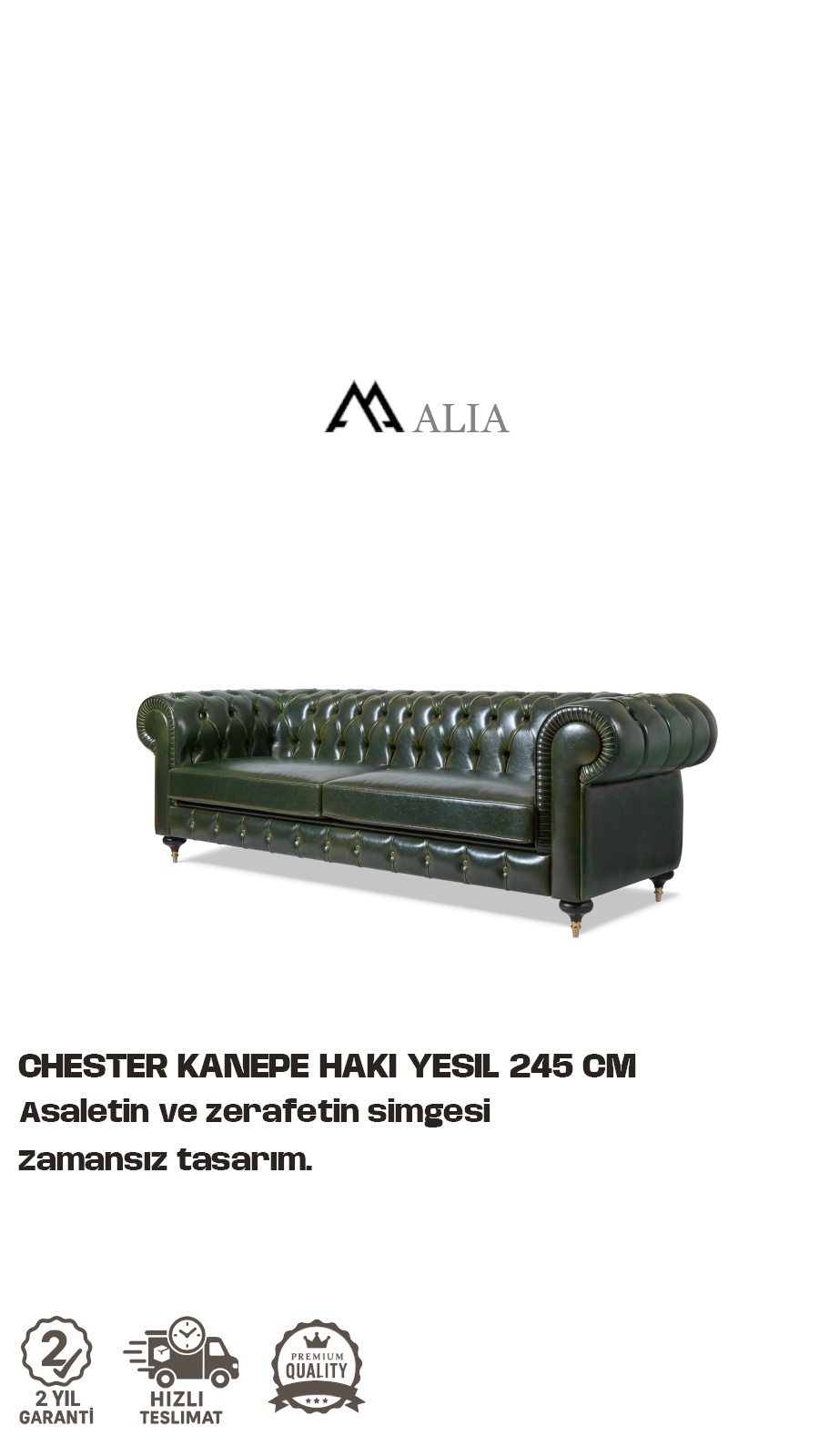 Chester Kanepe Haki Yesil